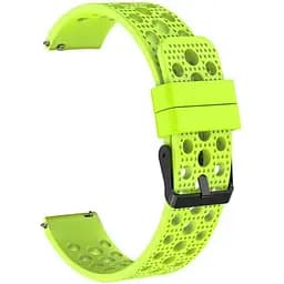 Спортивний ремінець з перфорацією Primo для годинника Samsung Galaxy Watch 3 41 мм (SM-R850) Lime