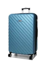 Валіза велика L ABS-пластик Madisson Snowball 03403 78х52х32см 103+17л Блакитний