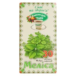 Чай Карпатський Чай Меліса 40.5 г (30 шт. x 1.35 г)