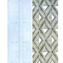 Самоклеюча плівка Sticker Wall SW-00001256 Василькові ромби 0,45х10м - мініатюра 3