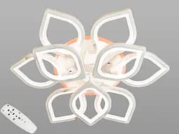 Світлодіодна люстра Diasha 8073/6+3WH LED 3color dimmer