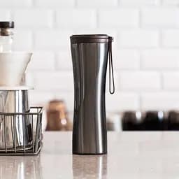 Термокружка Xiaomi Kiss Kiss Fish MOKA Smart Coffee Tumbler 430ml Purple - мініатюра 2