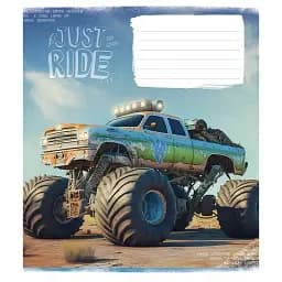 Зошит учнівський Школярик Offroad masters 018-3287L-2 в лінію 18 аркушів 