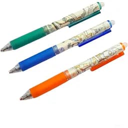 Набір гелевих ручок автоматичних Malevaro чорнила синього кольору дизайн 12 пиши-стирай  12 шт. (33132/12)