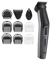 Набір для стрижки волосся BaByliss 10 в 1, 10 насадок, сірий - мініатюра 9