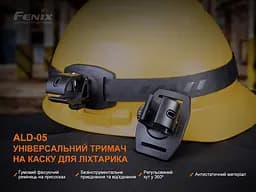 Універсальне кріплення на шолом Fenix ALD-05 для ліхтаря з пов'язкою - мініатюра 8