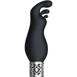 Вибромассажер Royal Gems Exquisite 12 см (черный)