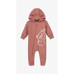 Чоловiчок Ведмежа флісовий для дівчинки Baby Life 22-05 74 см Рожевий