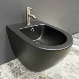Підвісне біде VBI Vulcano black matt VBI-020413, Чорний матовий - мініатюра 3