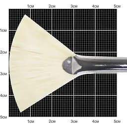 Пензель щетина віялова 6007 № 6 довга ручка Kolos [CD]