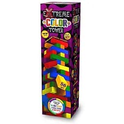 Настільна гра Danko Toys Extreme color tower G-ECT-01U 56 брусків