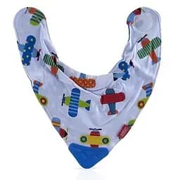 Слюнявчик Nuby с прорезывателем синий (4290bluplane)