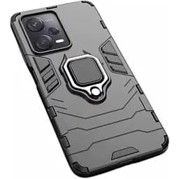 Чехол бампер Primolux Ring Armor для Xiaomi Redmi Note 12 5G Black