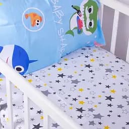 Наволочка MirSon Kids Time 17-0522 Sharks are fun Бязь різнокольорова - мініатюра 5