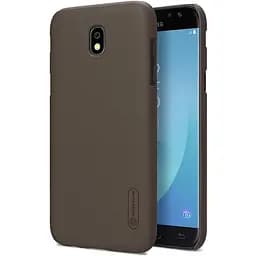 Чохол-накладка Nillkin Super Frosted Shield Samsung Galaxy J5 2017 (J530) Brown - мініатюра 7