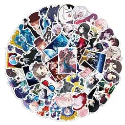 Стікерпак Мемуари Ванітаса Набір наклейок GeekLand Vanitas no Carte 50 штук