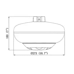 IP-відеокамера панорамна мультисенсорна 2Mp*4 TVT TD-6324E3 (D/PE/AR2) f=4mm (77-00306) - мініатюра 2