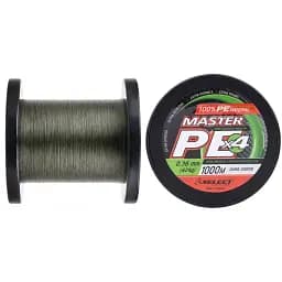 Шнур Select Master PE 1000m (темн.-зел.) #4.5/0.36mm 93lb/42kg