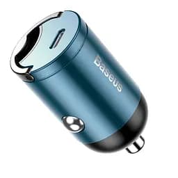 Адаптер автомобільний BASEUS Tiny Star Mini PPS Car Charge Type-C Port 30 W (VCHX-B04) бордовий - мініатюра 5