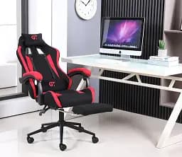 Геймерське крісло GT Racer чорне з червоним (X-2324 Fabric Black/Red) - мініатюра 7