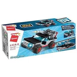Детский конструктор Военный транспорт Qman 1418Q-1-8 Джип атаки