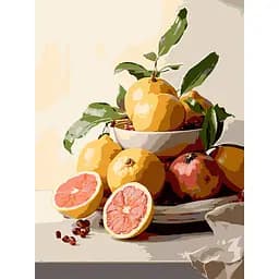 Картина по номерам Strateg Фруктовый натюрморт 30х40 см (SS-1263)