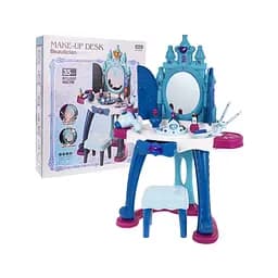 Туалетний столик Ramiz дитячий з функцією світла та звуку + аксесуари блакитний 8223B