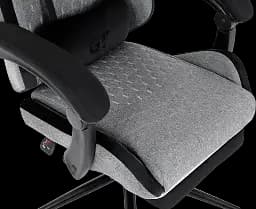 Геймерське крісло GT Racer сіре із чорним (X-2324 Fabric Gray/Black Suede) - мініатюра 8
