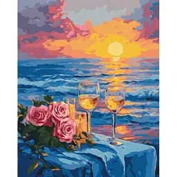 Картина за номерами Brushme Вечеря на заході сонця