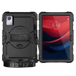 Чохол Rugged 3 Layers броньований протиударний з захистом Lenovo Tab K11 Plus 11.45 TB352FU 2025 Чорний - мініатюра 3