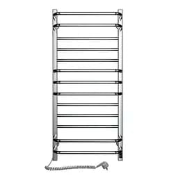 Електрична рушникосушка Navin Грандіс 480x1000 Sensor лівобічна з таймером 12-028053-3680, Хром, Ліве, Електронний