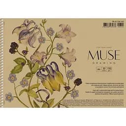 Альбом Muse Drawing на спіралі A4 30 аркушів в асортименті (PB-SC-030-320) - мініатюра 3