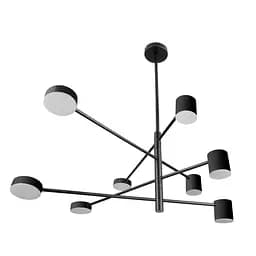 Світильник стельовий Brille підвісний BR-01 631S/8 LED 56W WW+NW+CW BK