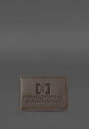 Шкіряна обкладинка для посвідчення БЕБ (Бюро економічної безпеки України) Темно-бежева - мініатюра 2