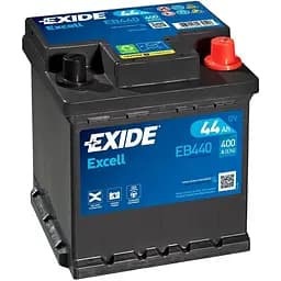 Акумулятор Exide Excell 44Ah Ев (-/+) (400EN) (175х175х190) EB440
