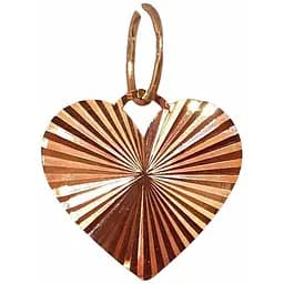 Золотая подвеска "Сердце".  440959А