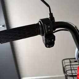 Електровелосипед EVOBIKE Nova S 500W 48V 12Ah з 2 сидіннями, корзиною та поворотниками, простий і надійний, для міста і села, червоного кольору - мініатюра 6