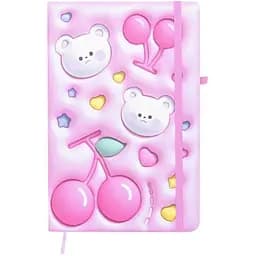 Блокнот на резинке Malevaro Kiddy sweet дизайн 2 А5 13.6×20.8 см твердый переплет 80 листов (761254ML-2)