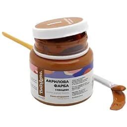 Акрилова фарба Brushme глянцева Сієна натуральна AP5001 50 мл