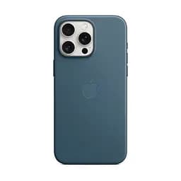 Чехол для Apple iPhone 15 Pro Max, FineWoven Case with MagSafe, синий, защитная накладка из материала FineWoven, противоударный, для iPhone, защита всего корпуса, поддержка беспроводной зарядки и MagSafe, (ARM71990)
