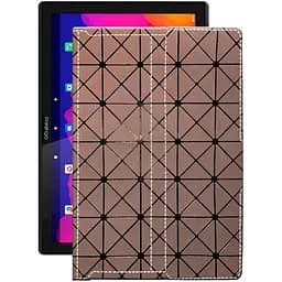 Чохол StatusCASE з екошкіри для планшету Prestigio MultiPad Muze 4231 Коричневий ромб