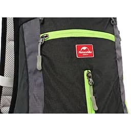 Рюкзак велосипедний Naturehike ( NH15C001-B) 15 л - з чохлом для шолома - чорний - мініатюра 3