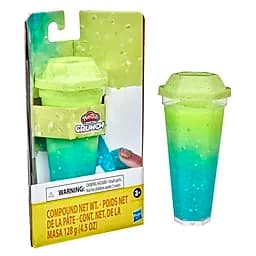 Баночка з масою для ліплення Hasbro Play-Doh Crystal Crunch Blue Chartreuse (F4701_F5983)