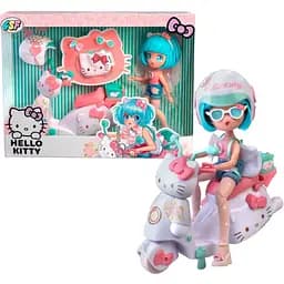 Игровой набор 4SF Manga Dolls серии Hello Kitty Красавица Пинк на скутере с аксессуарами (HKTF3000)