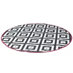 Килимок для пікніка Bo-Camp Falconwood Round Black/White (4271100), Чорний - мініатюра 2