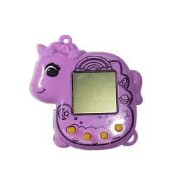 Гра "Тамагочі" 158A-41-42-43, 5,5-5-2см, звук, ч/б екран, на батарейці, в коробці (6903317756322) Єдиноріг Фіолетовий