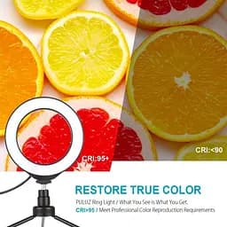Кільцева USB LED лампа Puluz PU378 6.2" - мініатюра 3
