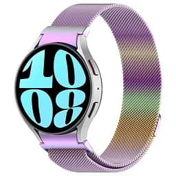 Ремінець для Samsung Galaxy Watch 5 44mm - Colorful ширина кріплення 20мм металевий Watchbands Milanese Button (W42-4WB49291188) - мініатюра 2