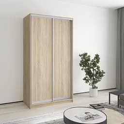 Шафа-купе дводверна MebelStar Стандарт AL 2ДСП 110x60x210 см Дуб сонома (MBS-2316)