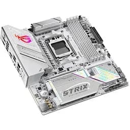 Материнська плата Asus Rog Strix B850-G Gaming WIFI sAM5 B850 4xDDR5 M.2 HDMI DP WiFi BT mATX білий - мініатюра 8